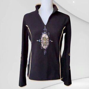 BOGNER VNTG  Tiare Ia Ora Na Fleece, Zip, Embroidered US-S